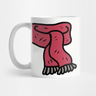 Cranberry Red Scarf Mug